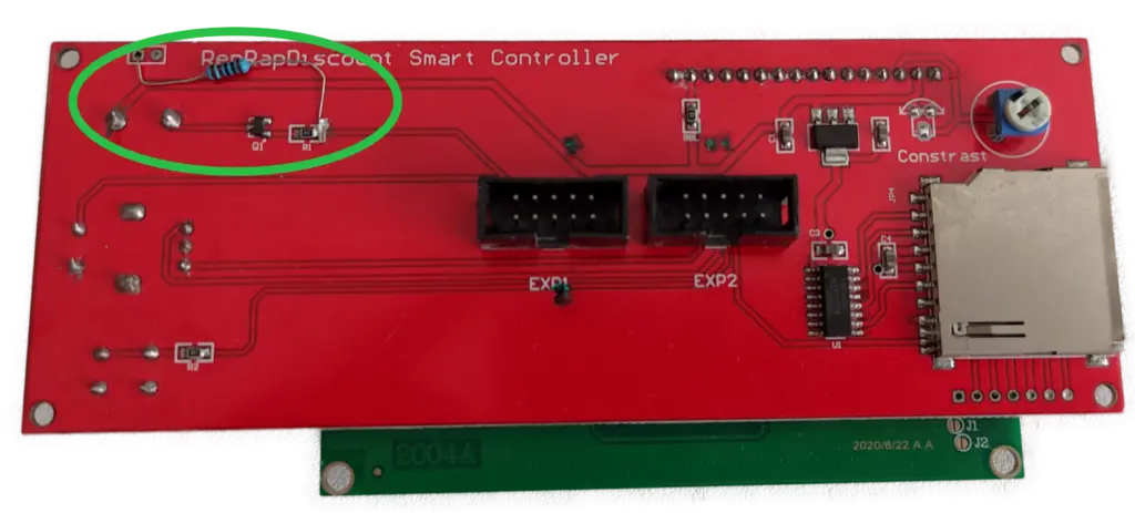 Reprap discount controller con resistenza di pull-down