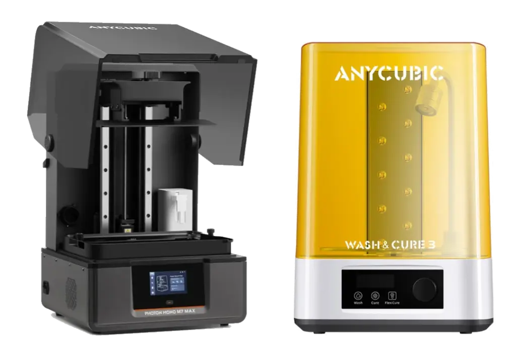 Stampante 3D MSLA e stazione di post-processing prodotte da Anycubic.
